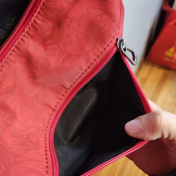 Sak Roots Artist Circle Eco Twill Crossbody Red LIKE NEW - Picture 9 of 10